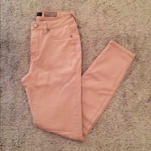 Pink High Waisted Jegging Pants